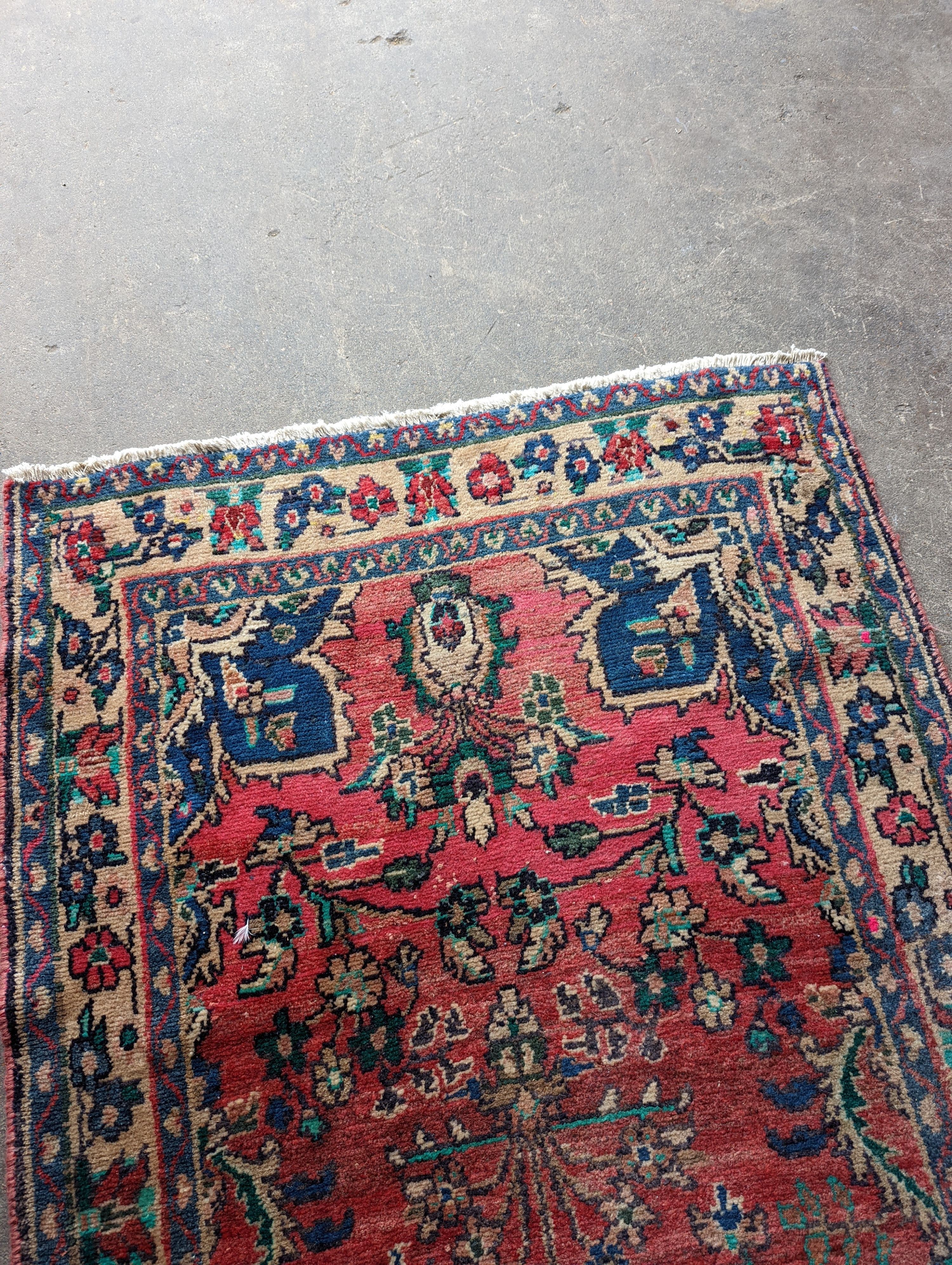 A North West Persian runner, 285 x 100cm